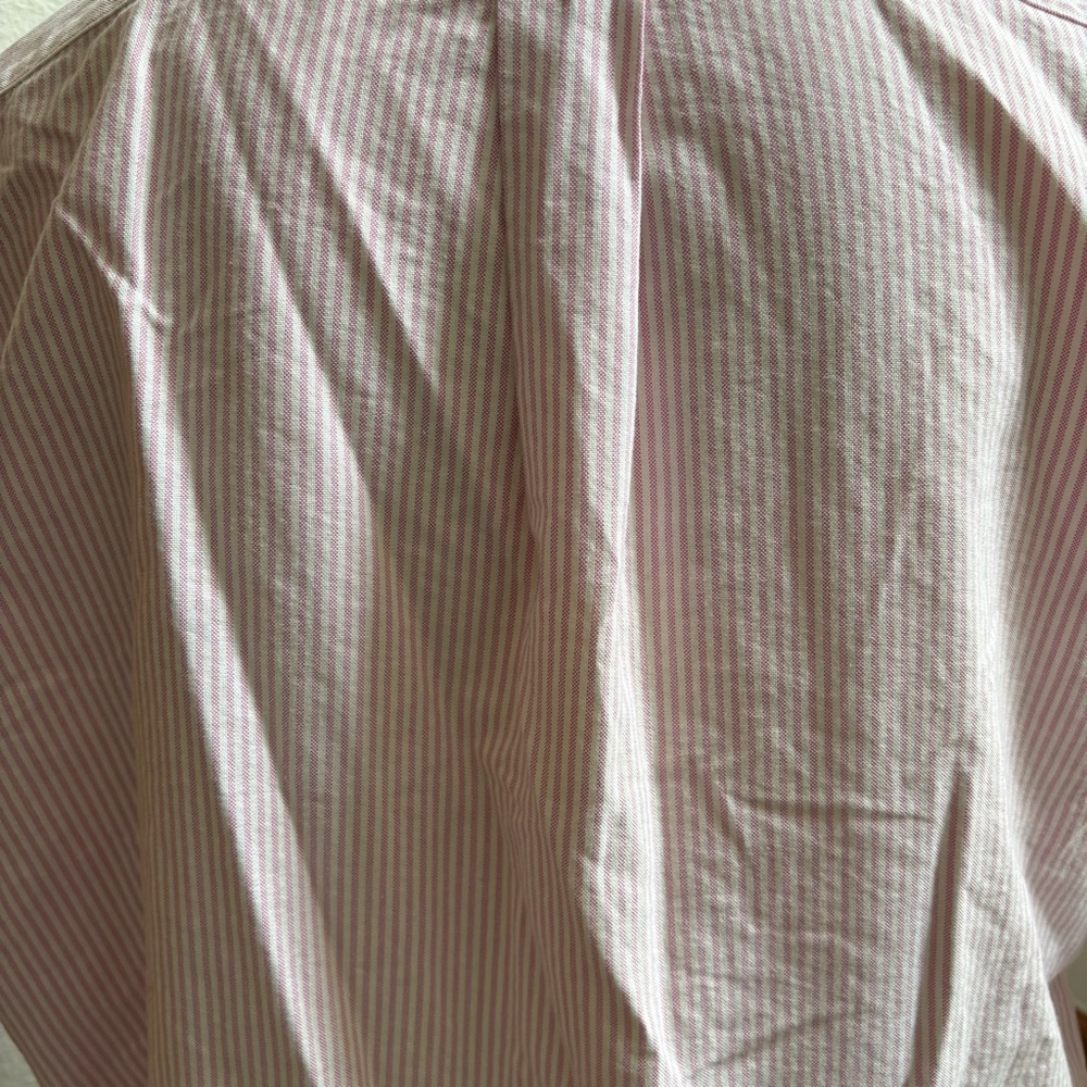 Vtg Ralph Lauren Pink Striped Golf Oxford Shirt - Picture 5 of 7